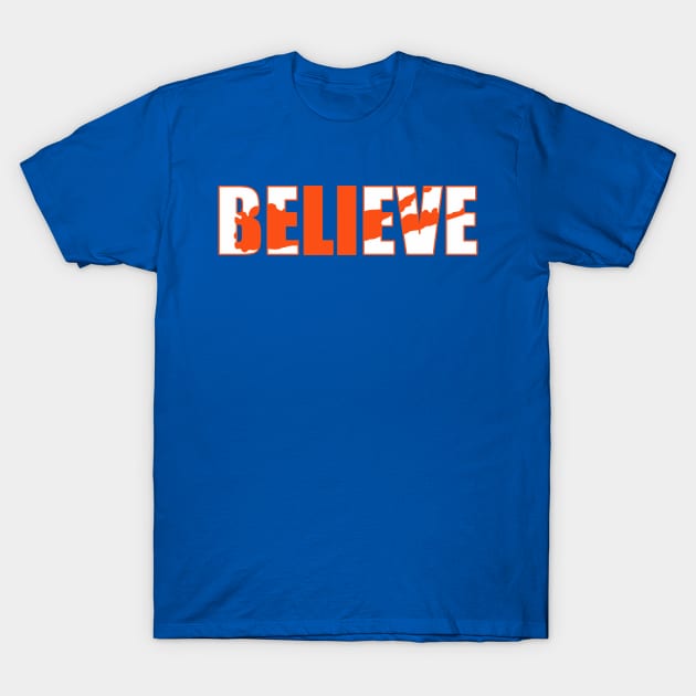 Believe T-Shirt by Lightning Bolt Designs